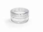 500 Bulk 5ml Concentrate Jar Clear Plastic Empty Wax Balm Makeup Craft Container