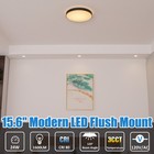 Flush Mount Led Ceiling Light Fixture  16 Inch 24w 1600 Lumens Ceiling Lamp