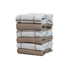 6 Pack Of Kitchen Tea Towels - Windowpane Pattern - 15 X 25 In - 100  Cotton 