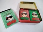 Coca Cola Sealed 2 Deck Playing Cards In 5  Red Tin Box Coke Victorian Lady