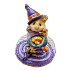 Wee Forest Folk Retired Artist Oak Purple Halloween Mouse