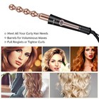 Ushow 5 In 1 Curling Iron Set 24k Rose Gold Hair Curlers Interchangeable