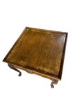 Burl Walnut Side Table By Baker 20thc