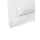 New Ralph Lauren European Euro Sham Organic Palmer Percale White Sky Blue 1029