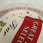 Vintage Great Falls Select Beer Tray Fine Beer Retro Metal Serving Tray Rare  