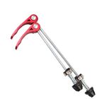 2x Bike Wheel Skewers Quick-release Hub Front Rear Rim Tire Red Lever Aluminum