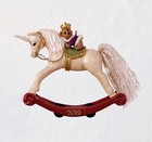 A Pony For Christmas Unicorn Rocker New Hallmark 2019 Ornament Teddy Bear Crown