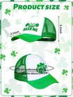 Twistover 4 Pieces St  Patrick s 9 84 Inches Long  7 87 Wide  Green  White