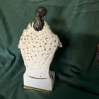 Antique 1800   s French Vieux Paris Porcelain Madonna Figurine Angels Statue 10    T