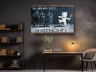 The Mild West Graffiti Canvas Print Fine Art Photography  Wall Decor