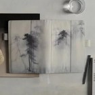 Hobonichi Cousin  a5  Notebook Cover Hasegawa T  haku  Pine Forest Screen