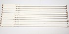 10 Vintage Balusters Painted Turned Wood Stair Spindles 36  Long Oak  Salvage