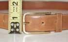 Men s 80 S Vintage Dooney   Bourke Tan Leather Belt 36 