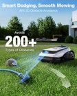 Ecovacs Goat A3000 Lidar Pro Robotic Lawn Mower For Up To 0 75 Acre 7 5a