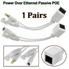 1 Pair Power Over Ethernet Passive Poe Rj45 Injector Splitter Adapter Cable Kit