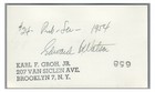 Public Service Of New Jersey Trolley Station Platform Nj 1954 Photo