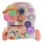 3-in-1 Baby Walker Activity Center Toddler Learning To Walk Play Station Girls