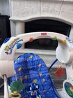 Fisher-price Aquarium Take-along Swing Portable W  Toy Bar Blue white Infant