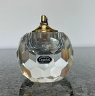 Vintage Japan Table Lighter Hand Cut Glass-crystal 1970s