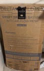 Delta Children Sweet Dreams Air Flow Mesh Bassinet W  Vibration Gray white