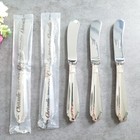 Christofle Pompadour 5pcs Silverplate Flatware Butter Knife Excellent