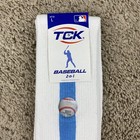 Tck Sports 2-n-1 Baseball Softball Stirrup Socks Mens L White Carolina Blue Nwt