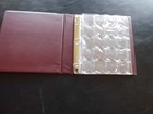  grb-9  Poker Chip Book Album For 2x2 Holder Storage 9 5 By 10 Inches