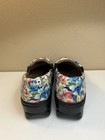 Klogs Naples Women   s Blue Pink Floral Slip-on Slip Resistant Size 10 M