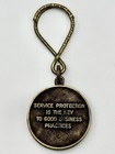 Vintage Western Electric Installation Metal Medallion Keychain