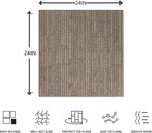 Commercial Carpet Tiles  24  X 24  Squares  18 Tiles non-slip Soft Floor Carpet