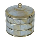 Vintage Round Hand Painted Decorative Jewelry Trinket Box Unique Gift For Home 