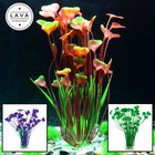 Water Plant Grass Aquarium Decor Artificial Glowing Effect Fish Tank Ornament Us