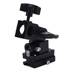 1pc B-type Flash Hot Shoe Bracket Tripod Umbrella Holder Swivel Light Black