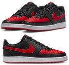 New Nike Classic Athletic Sneakers Leather Shoes Mens Black Red All Sizes