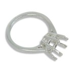  9mm - 20mm    Round Deep Cut Ring Setting  ring Sizes 5-11 