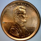 2000 Error Big Broad Struck Lincoln Cent Nice Ch Bu   Red Coin Brd Strike Bs  Nr