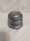  1054 Vtg 1928 Metal Powder Puff Wind Up Music Box Not Working 