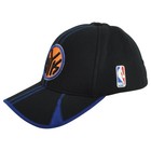 Nba Reebok New York Knicks Flex Fit One Size Adults Curved Bill Black Hat Cap
