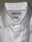 Nordstrom Mens Covered Placket Formal tuxedo Shirt Size 15 5 32-33  110