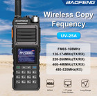 Baofeng Uv-25a 10w Tri Band Walkie Talkie Wireless Copy Frequency Noaa Ham Radio