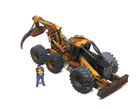 Ho Scale Cat Skidder Custom Made Painted   Weathered 1 87 Fsm Brass   Plastic