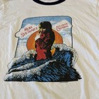 1975 Vintage Ringer Tee rod Stewart Concert Tour Atlantic Crossing Tour  S m