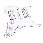 White Loaded Hsh Pickguard Neck Middle Bridge Pickup For Stratocaster Strat St