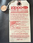 Vtg Zippo case Visitor s Center Pennsylvania Souvenir 1990 Penny Key Chain