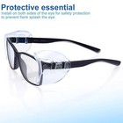 1 200 Pairs Side Shields For Eye Glasses Slip On Safety Glasses Shield Universal