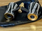 Vintage Rhinestone Zebra Opera Glasses Theater Binoculars Great Gift  Nos