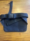 Beis The Sport Pack Fanny Pack Black Belt Bag Purse Hiking Rectangle 