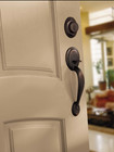 Kwikset Dakota Exterior Only Single Cylinder Handleset Smartkey  Venetian Bronze