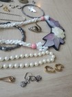 Big Lot Of Vintage Jewelry   Bracelets   Necklaces   Earrings   So Much More 