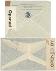 Argentina 1941   1942 Air Covers To Usa W diff Trinidad Censor Label